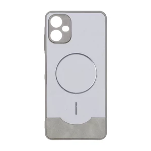 قاب Line Case جیر MagSafe فلزی محافظ لنزدار Samsung Galaxy A06 - طوسی