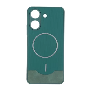 قاب Line Case جیر MagSafe فلزی محافظ لنزدار Xiaomi Redmi 13C / Poco C65 - سبز