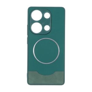 قاب Line Case جیر MagSafe فلزی محافظ لنزدار Xiaomi Redmi Note 14S / Note 13 Pro 4G / Poco M6 Pro 4G - سبز