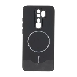 قاب Line Case جیر MagSafe فلزی محافظ لنزدار Xiaomi Redmi Note 8 Pro - مشکی