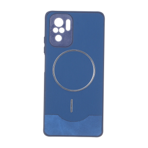 قاب Line Case جیر MagSafe فلزی محافظ لنزدار Xiaomi Redmi Note 10 4G / Redmi Note 10S / Poco M5S - سرمه ای