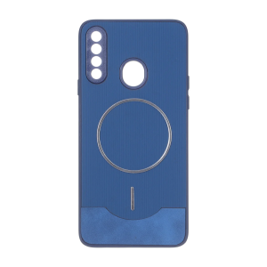 قاب Line Case جیر MagSafe فلزی محافظ لنزدار Samsung Galaxy A20s - سرمه ای