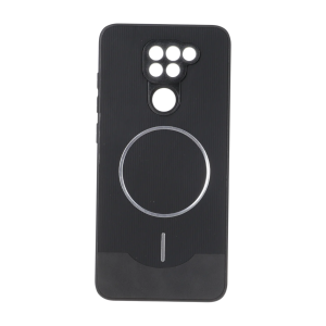 قاب Line Case جیر MagSafe فلزی محافظ لنزدار Xiaomi Redmi Note 9 / Redmi 10X 5G / Redmi 10X Pro 5G - مشکی