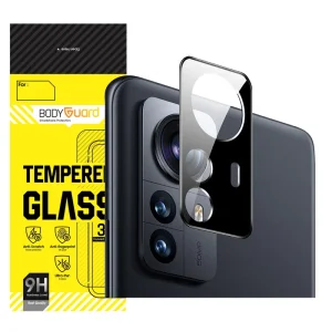 محافظ لنز دوربین 3D شیشه ای Xiaomi Poco M8 Pro