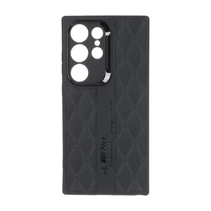 قاب پافر لوزی Imagination دور لنز براق Samsung Galaxy S24 Ultra - مشکی