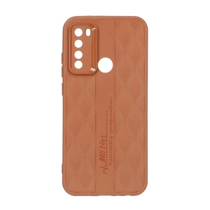 قاب پافر لوزی Imagination دور لنز براق Xiaomi Redmi Note 8 - عسلی