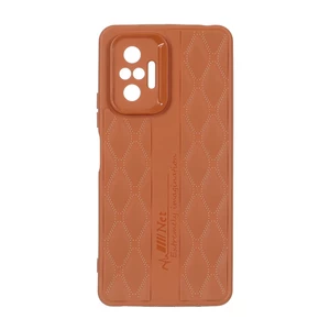 قاب پافر لوزی Imagination دور لنز براق Xiaomi Redmi Note 10 Pro 4G / Redmi Note 10 Pro Max - عسلی