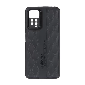 قاب پافر لوزی Imagination دور لنز براق Xiaomi Redmi Note 12 Pro 4G / Redmi Note 11 Pro - مشکی