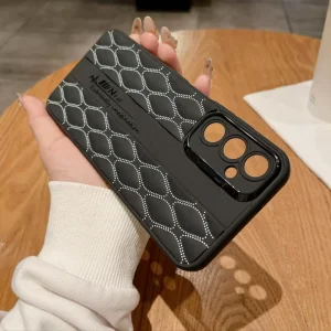 قاب پافر لوزی Imagination دور لنز براق Xiaomi Redmi Note 11 4G / Redmi Note 11S - مشکی