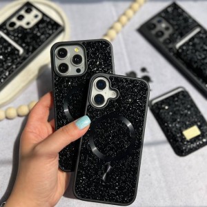 قاب اورجینال دیاموند Magsafe مدل Apple iPhone 16 - مشکی (پک دار)