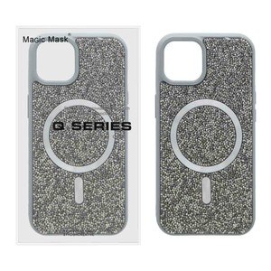 قاب اورجینال دیاموند Magsafe مدل Apple iPhone 13 / iPhone 14 - نقره ای (پک دار)
