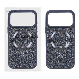 قاب اورجینال دیاموند Magsafe مدل Apple iPhone 17 Pro - سرمه ای (پک دار)