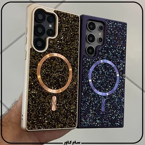 قاب اورجینال دیاموند Magsafe مدل Apple iPhone 16 Pro - سرمه ای (پک دار)