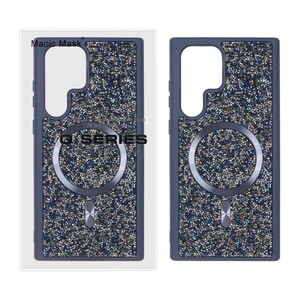 قاب اورجینال دیاموند Magsafe مدل Samsung Galaxy S23 Ultra - سرمه ای (پک دار)