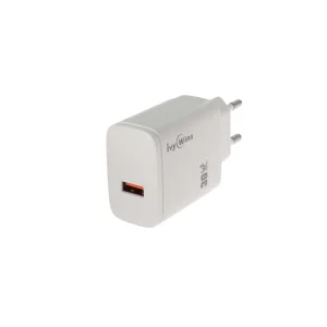 شارژر دیواری فست تک پورت ivy Wins مدل i-013 30W به همراه کابل شارژ Type-C - سفید