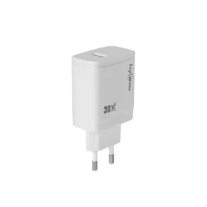 شارژر دیواری فست تک پورت ivy Wins مدل i-013 30W به همراه کابل شارژ Type-C - سفید
