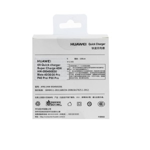 شارژر دیواری فست تک پورت HUAWEI مدل HW-050450E00 40W به همراه کابل شارژ Type-C - سفید - DST (گارانتی شش ماهه) - High Copy