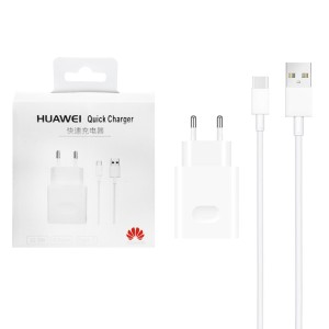 شارژر دیواری فست تک پورت HUAWEI مدل HW-050450E00 40W به همراه کابل شارژ Type-C - سفید - DST (گارانتی شش ماهه) - High Copy