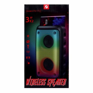 اسپیکر20W بی سیم BIG SOUND مدل KTS-1710 - مشکی