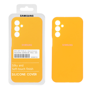 قاب سیلیکونی پاک کنی اورجینال درجه یک Samsung Galaxy A15 - نارنجی فانتزی (پک دار)