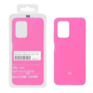 قاب سیلیکونی پاک کنی اورجینال درجه یک Xiaomi Poco X4 GT / Redmi Note 11T Pro 5G / Redmi Note 11T Pro Plus - صورتی فانتزی (پک دار)