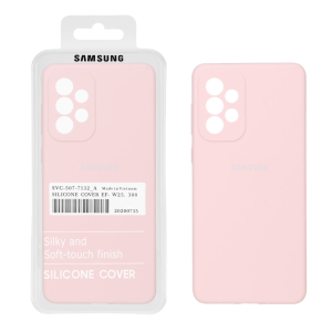 قاب سیلیکونی پاک کنی اورجینال درجه یک Samsung Galaxy A73 - کرم نارنجی (پک دار)
