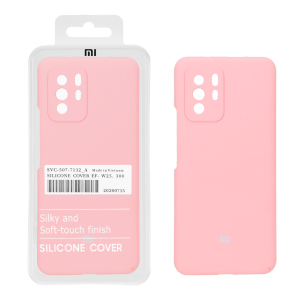 قاب سیلیکونی پاک کنی اورجینال درجه یک Xiaomi Redmi Note 10 Pro 5G / Poco X3 GT - صورتی کد 1 (پک دار)