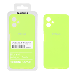 قاب سیلیکونی پاک کنی اورجینال درجه یک Samsung Galaxy A06 - سبز فسفری (پک دار)