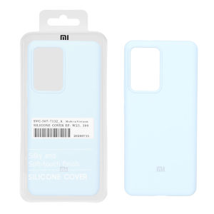قاب سیلیکونی پاک کنی اورجینال درجه یک Xiaomi Mi 13 Lite - آبی آسمانی (پک دار)