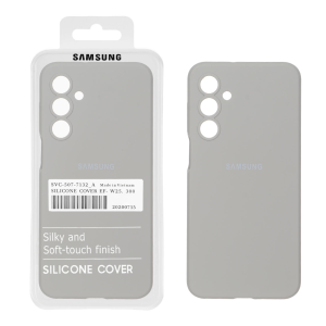 قاب سیلیکونی پاک کنی اورجینال درجه یک Samsung Galaxy A16 - طوسی (پک دار)