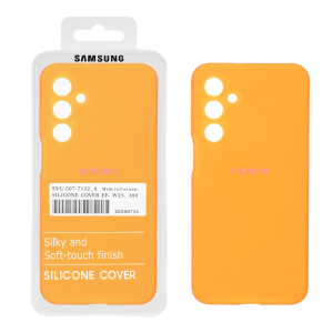 قاب سیلیکونی پاک کنی اورجینال درجه یک Samsung Galaxy A16 - نارنجی فانتزی (پک دار)