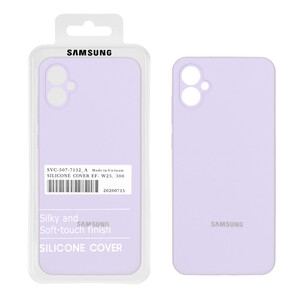 قاب سیلیکونی پاک کنی اورجینال درجه یک Samsung Galaxy A05 - یاسی (پک دار)