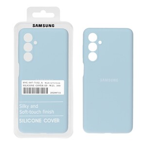 قاب سیلیکونی پاک کنی اورجینال درجه یک Samsung Galaxy M54 / F54 - آبی آسمانی (پک دار)