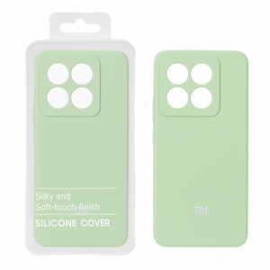 قاب سیلیکونی پاک کنی اورجینال درجه یک Xiaomi Mi 14T / Mi 14T Pro - سبز مغز پسته ای (پک دار) - NTC