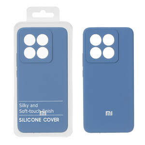 قاب سیلیکونی پاک کنی اورجینال درجه یک Xiaomi Mi 14T / Mi 14T Pro - آبی تیره (پک دار) - NTC