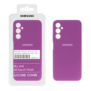 قاب سیلیکونی پاک کنی اورجینال درجه یک Samsung Galaxy A05s - ارغوانی (پک دار)