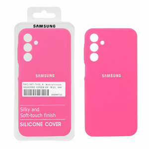 قاب سیلیکونی پاک کنی اورجینال درجه یک Samsung Galaxy A15 - صورتی فانتزی (پک دار) - NTC