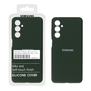 قاب سیلیکونی پاک کنی اورجینال درجه یک Samsung Galaxy M54 / F54 - سبز تیره (پک دار)