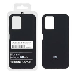 قاب سیلیکونی پاک کنی اورجینال درجه یک Xiaomi Redmi Note 10 4G / Redmi Note 10S / Poco M5S - مشکی (پک دار)