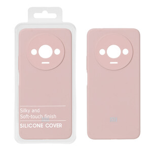 قاب سیلیکونی پاک کنی اورجینال درجه یک Xiaomi Redmi A3 / A3x / Poco C61 - کرم نارنجی (پک دار) - NTC