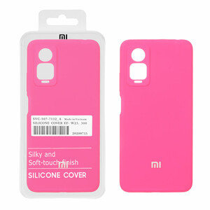 قاب سیلیکونی پاک کنی اورجینال درجه یک Xiaomi Redmi Note 12 Pro 4G / Redmi Note 11 Pro - صورتی فانتزی (پک دار) - NTC
