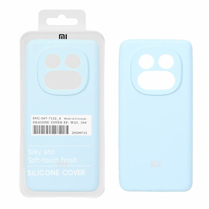 قاب سیلیکونی پاک کنی اورجینال درجه یک Xiaomi Redmi Note 14 Pro 5G / Redmi Note 14 Pro Plus 5G / Poco X7 5G - آبی آسمانی (پک دار) - NTC