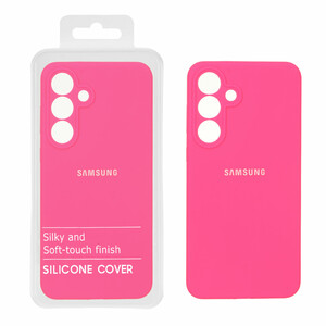قاب سیلیکونی پاک کنی اورجینال درجه یک Samsung Galaxy S25 FE - صورتی فانتزی (پک دار)