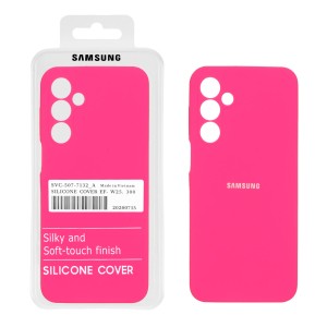 قاب سیلیکونی پاک کنی اورجینال درجه یک Samsung Galaxy A16 - صورتی فانتزی (پک دار)