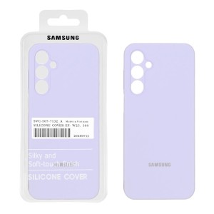 قاب سیلیکونی پاک کنی اورجینال درجه یک Samsung Galaxy A16 - یاسی (پک دار)