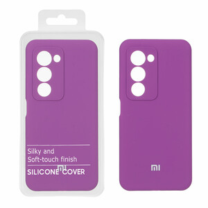 قاب سیلیکونی پاک کنی اورجینال درجه یک Xiaomi Redmi 15 4G - ارغوانی کد 1 (پک دار)