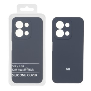 قاب سیلیکونی پاک کنی اورجینال درجه یک Xiaomi Redmi 15C / Poco C85 - سرمه ای تیره (پک دار)