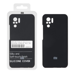 قاب سیلیکونی پاک کنی اورجینال درجه یک Xiaomi Redmi Note 10S / Redmi Note 10-4G / Poco M5S - مشکی کد 1 (پک دار)