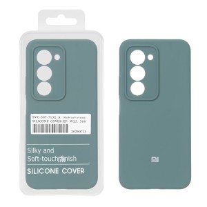 قاب سیلیکونی پاک کنی اورجینال درجه یک Xiaomi Redmi 15 4G - سبز (پک دار)