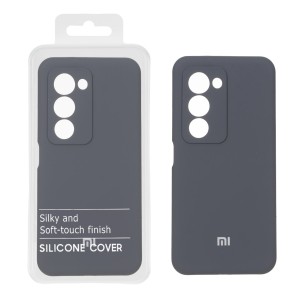 قاب سیلیکونی پاک کنی اورجینال درجه یک Xiaomi Redmi 15 4G - خاکستری (پک دار)